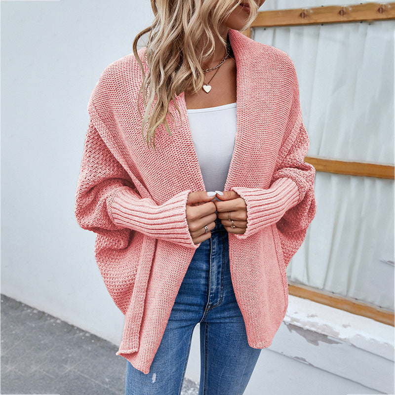 Aurore - Cardigan Tricoté Lâche Confort Femme