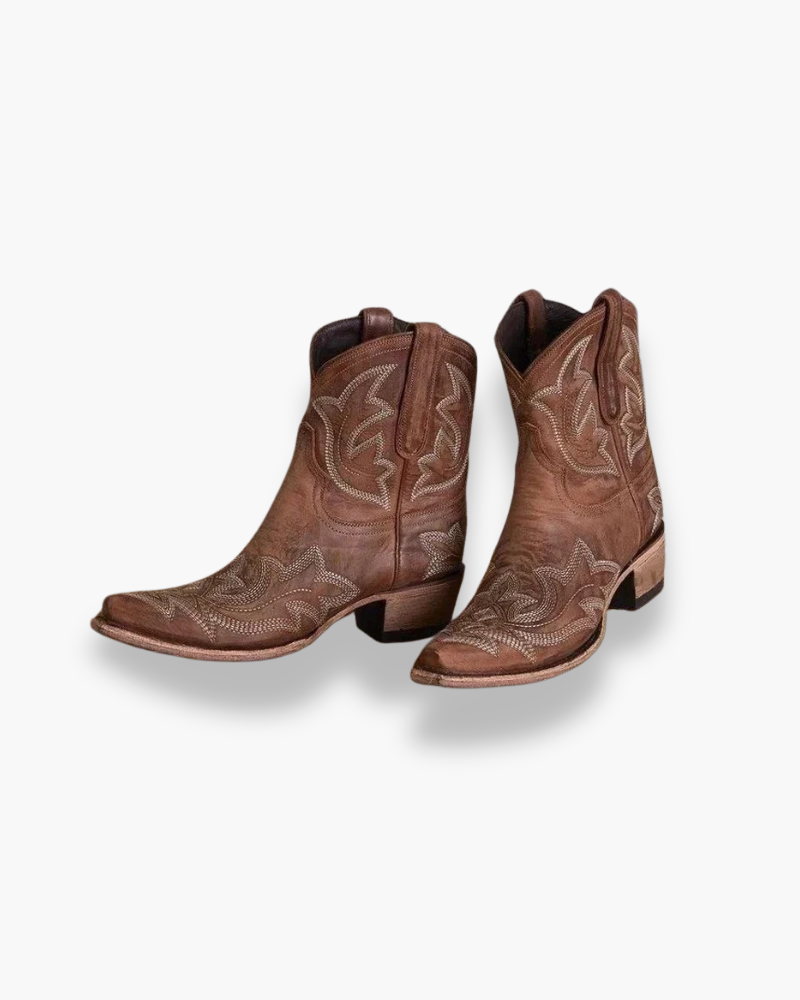 Bottines Western Pour Femme | Stylées Et Confortables – Brun