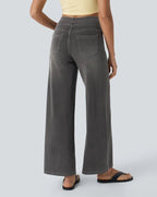 Ainsley - Jeans À Jambe Large Confortables