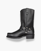 Bottes Western À Boucle Pour Femme | Solides Et Stylées – Noir