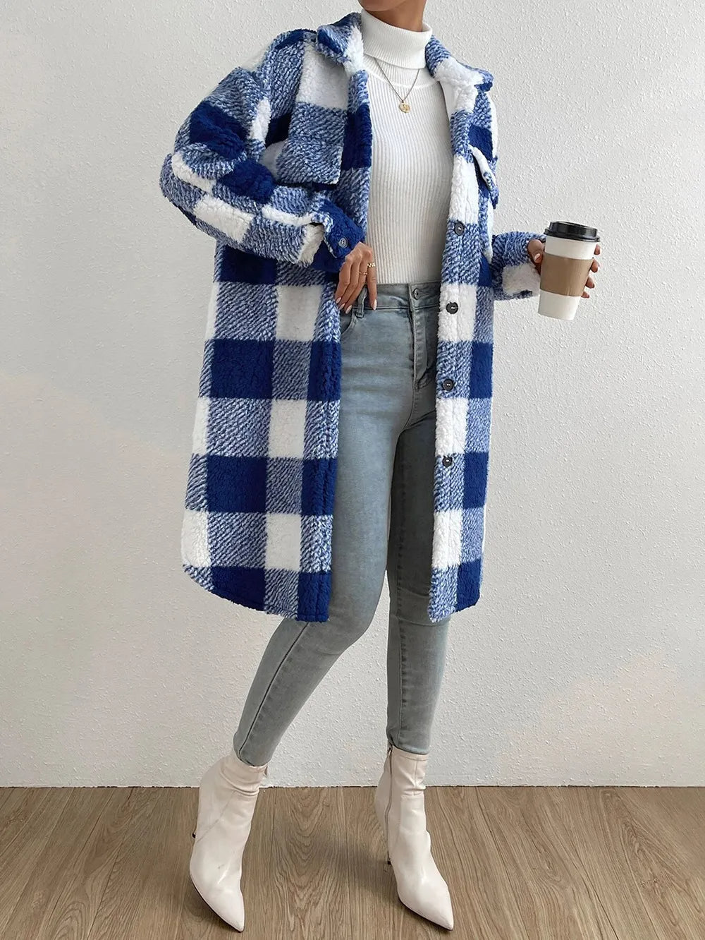 Elina - Manteau doux femme
