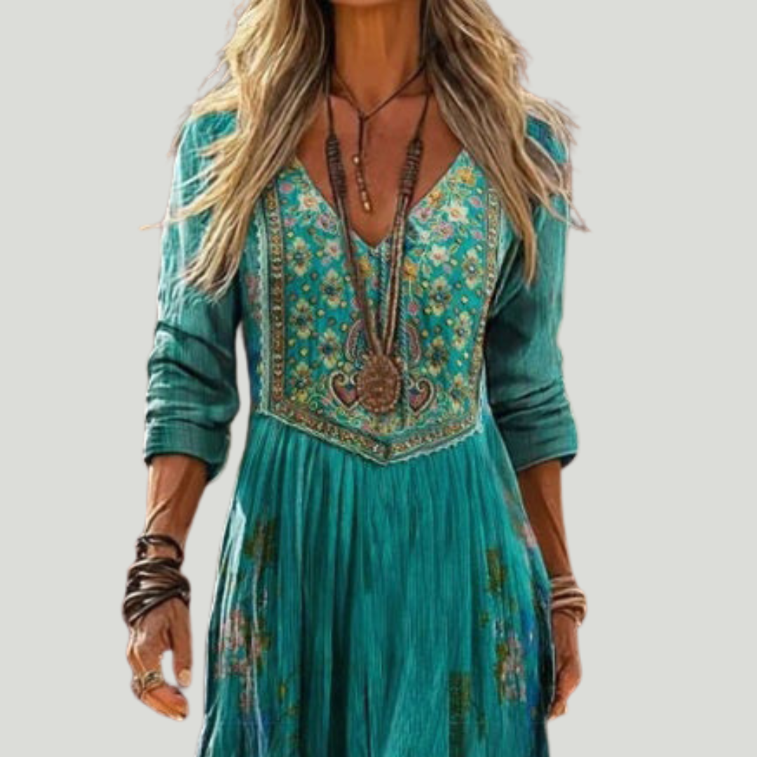 Naomi | Robe Vintage À Imprimé Floral