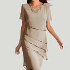 Kendra | Robe Midi À volants