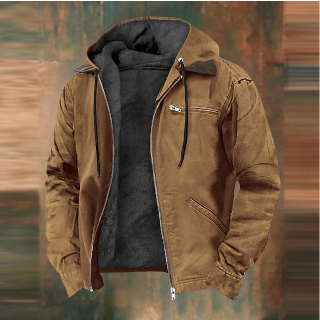 Victor - Veste Cuir Élégante Moderne Homme – Marron