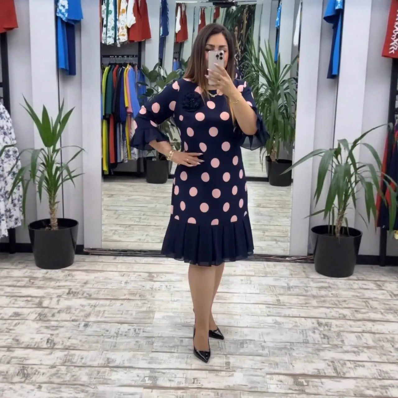 Marguerite™ | Robe élégante confortable intemporelle féminine