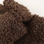 Manteau Femme en Fausse Fourrure Bouclée