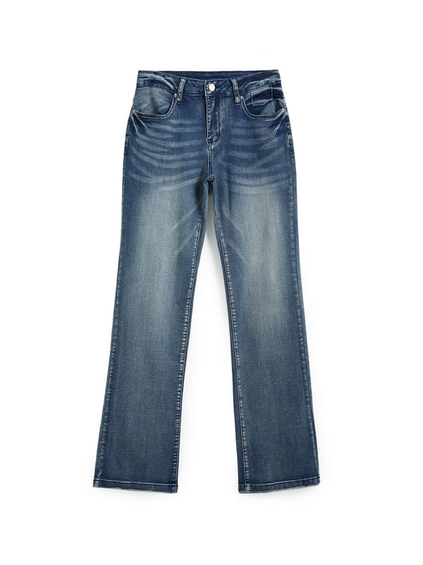Jean Évasé en Denim Tendance pour Printemps