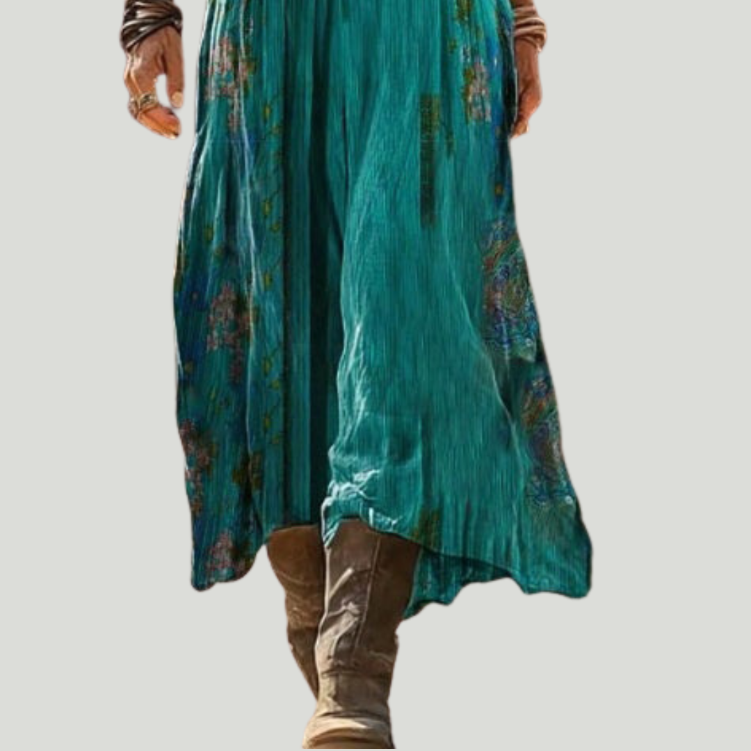 Naomi | Robe Vintage À Imprimé Floral