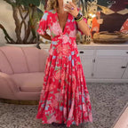 Floriana - Robe Florale Vibrante