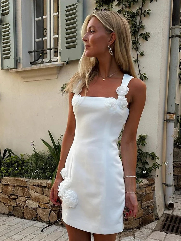 Camille | Robe Mini Cocktail d'Été Tendance Élégant