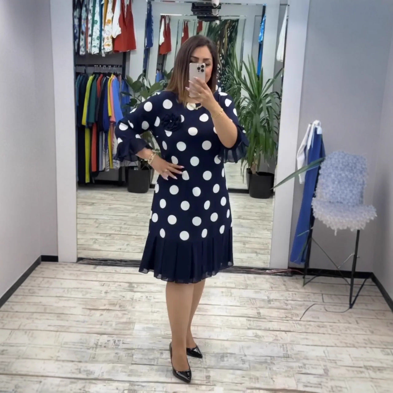 Marguerite™ | Robe élégante confortable intemporelle féminine