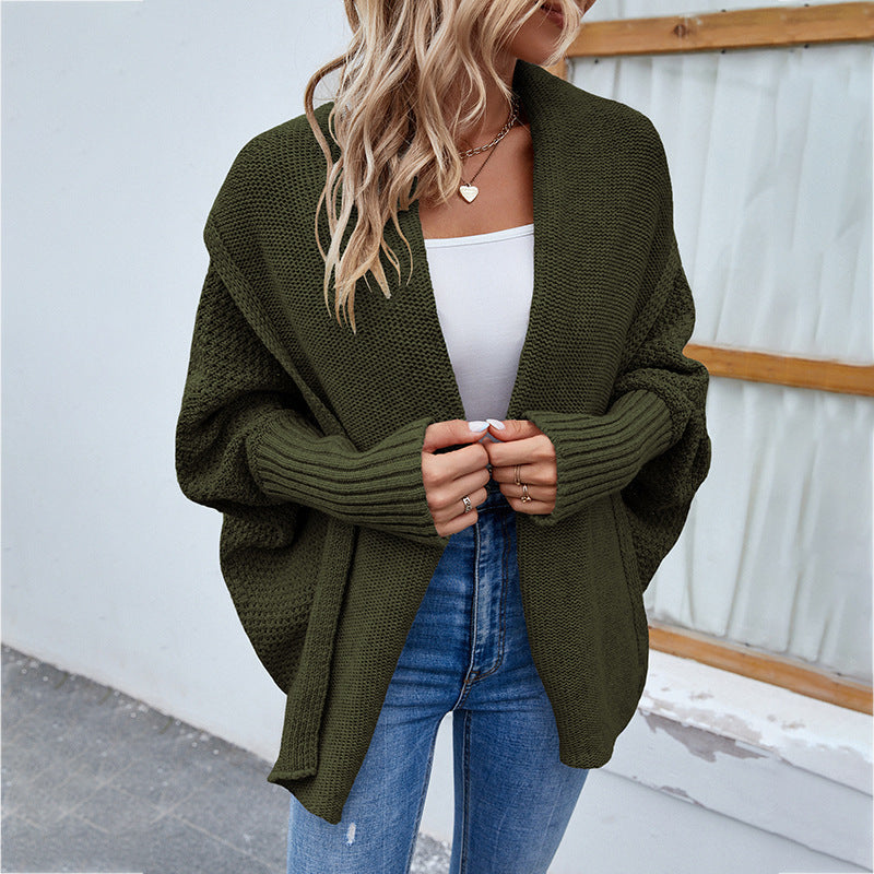 Aurore - Cardigan Tricoté Lâche Confort Femme