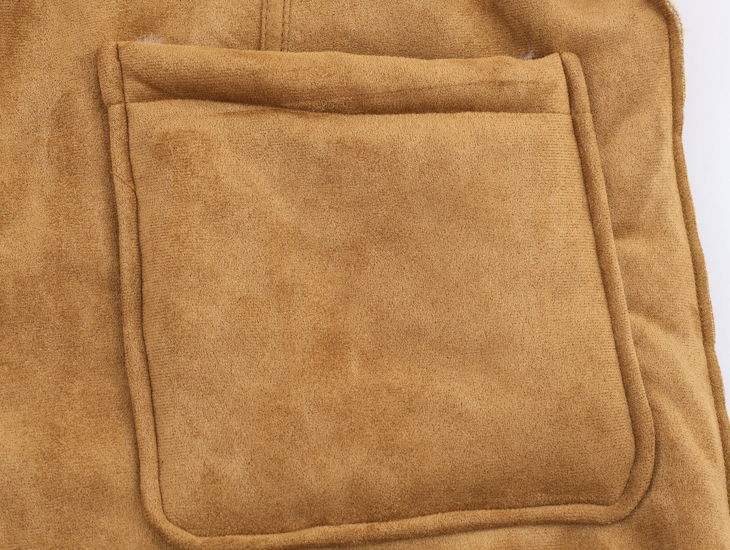 Veste Réversible Fausse Fourrure & Effet Suédine