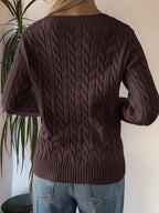 Pull Femme Col V en Laine Douce