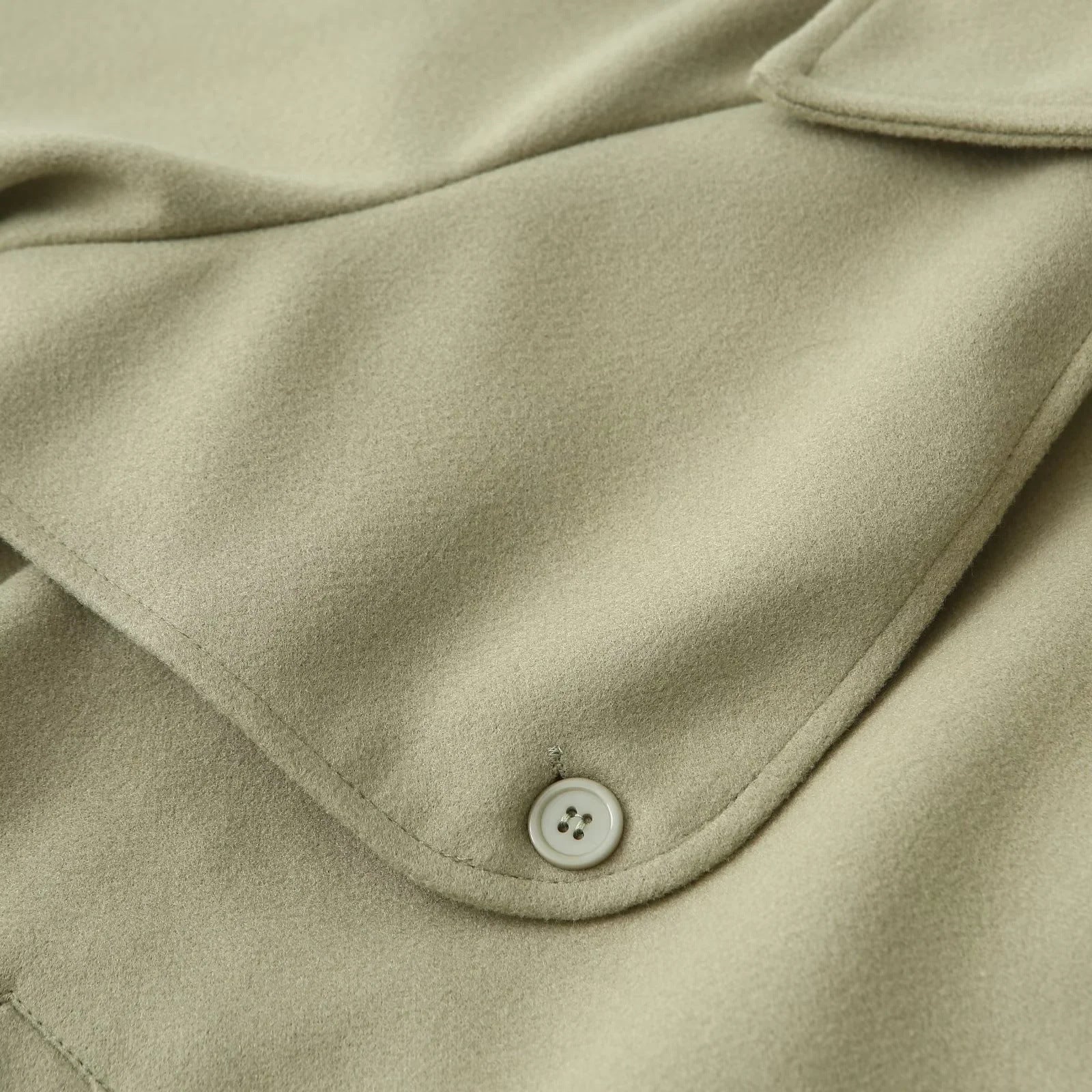 Trench Long Ceinturé Double Boutonnage