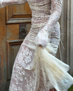 Livilla | Robe Maxi en Dentelle Tendance Élégante
