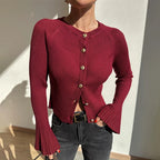 Cardigan Femme Slim Fit à Boutonnage
