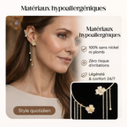 Violet™ — Boucles d’oreilles papillon élégance lumineuse
