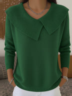 PULL COL CLASSIQUE POUR FEMME