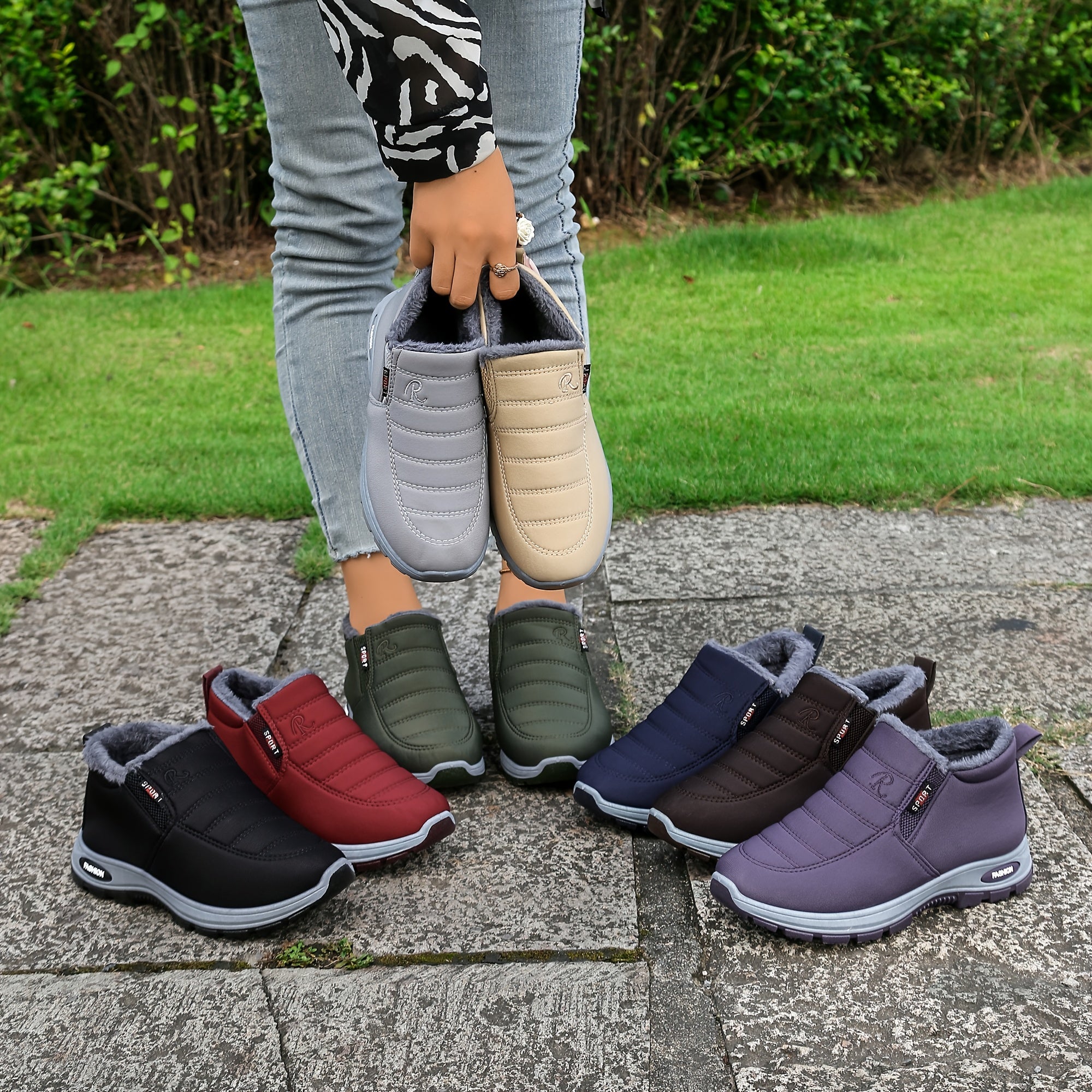 OrthoHiver - Chaussures de marche d'hiver à confort orthopédique