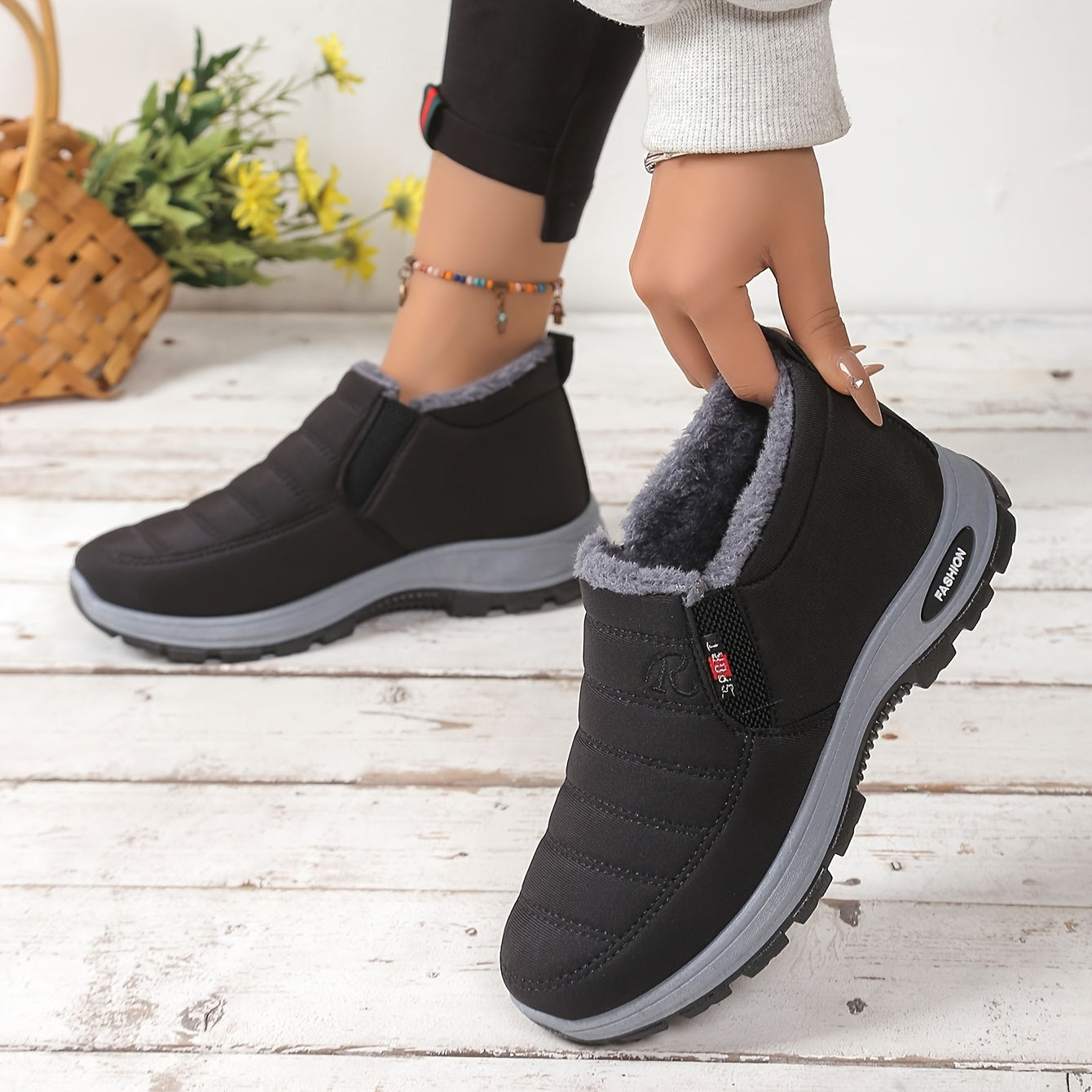 OrthoHiver - Chaussures de marche d'hiver à confort orthopédique