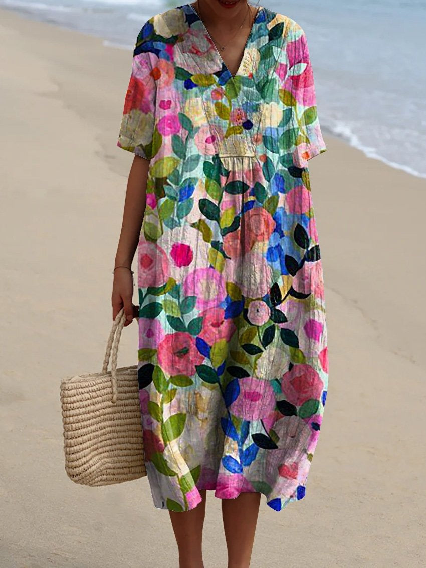 Clara - Belle Robe D'Été – Floral 1