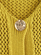 Gilet Court en Maille Chunky