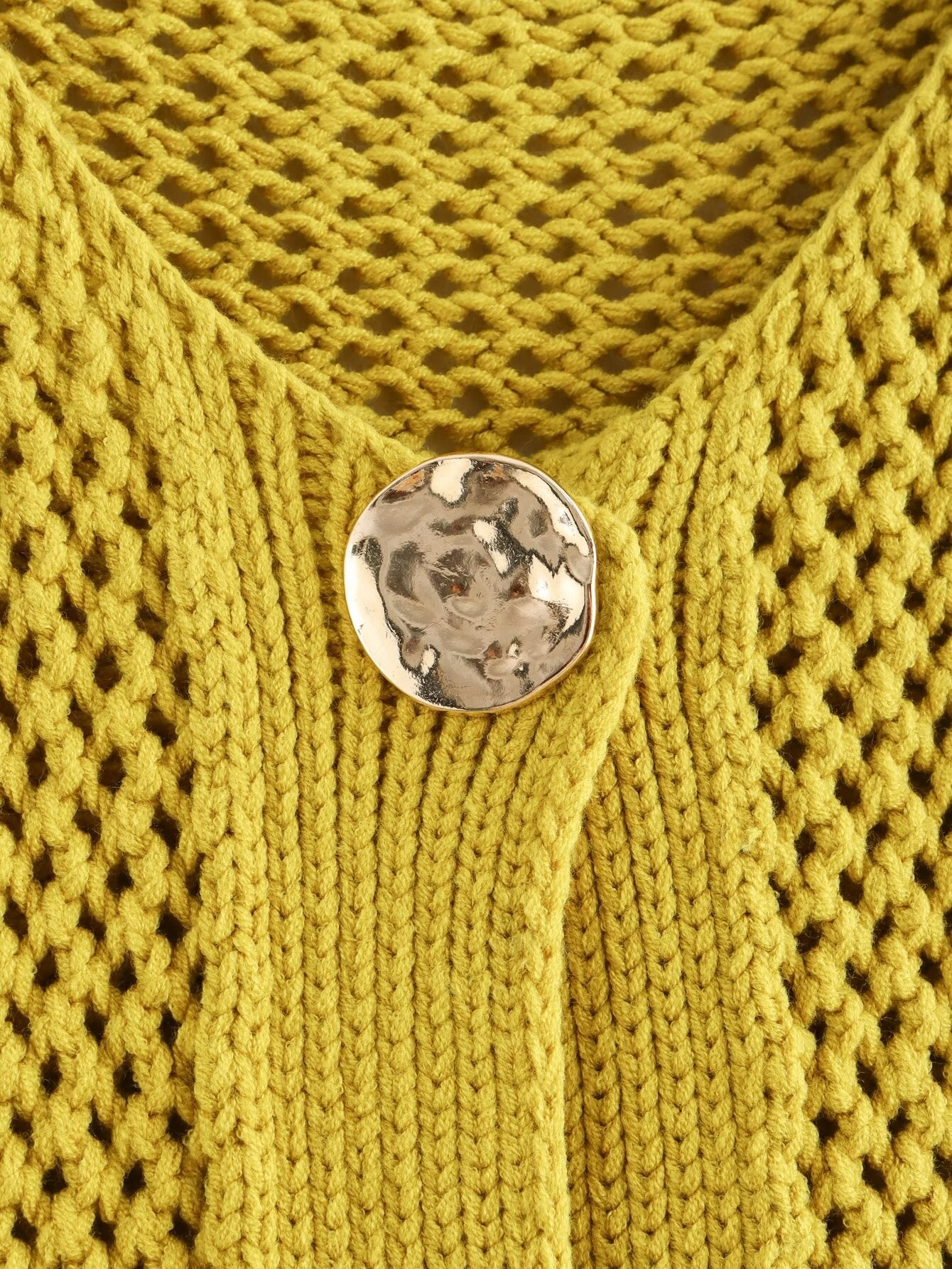 Gilet Court en Maille Chunky