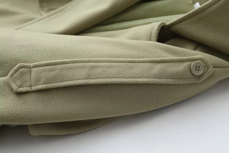 Trench Long Ceinturé Double Boutonnage