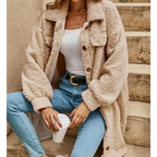 Aurore - Cardigan Long Manteau Confortable Élégant Femme