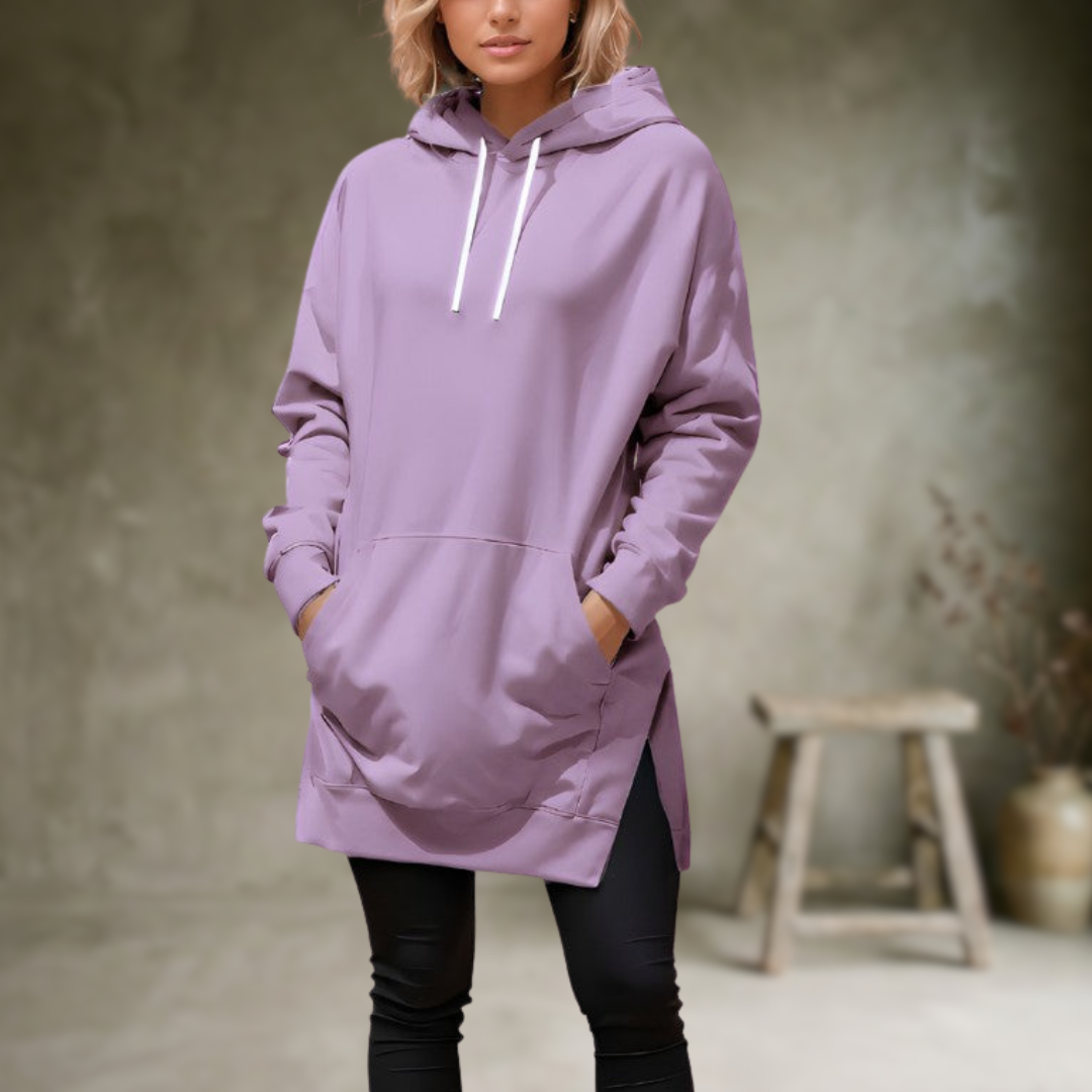 Ella | Robe à capuche oversize