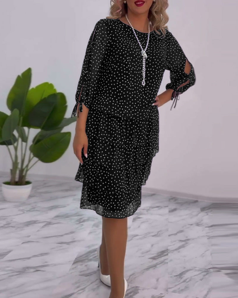 Auterelle | Robe élégante à pois