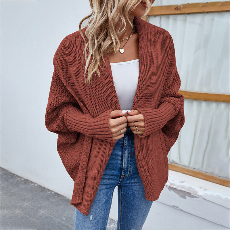 Aurore - Cardigan Tricoté Lâche Confort Femme