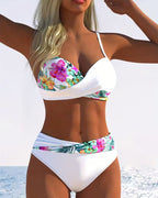 Sophie - Bikini Push-Up Tropical Fleuri