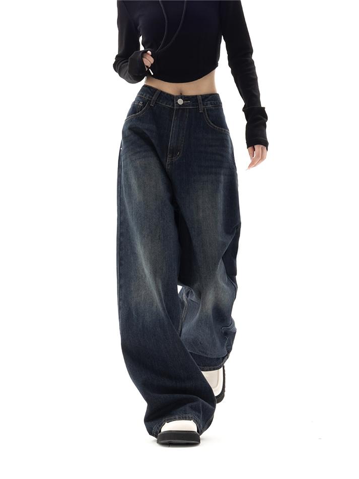 Jean Baggy Boyfriend Vintage Tendance Printemps
