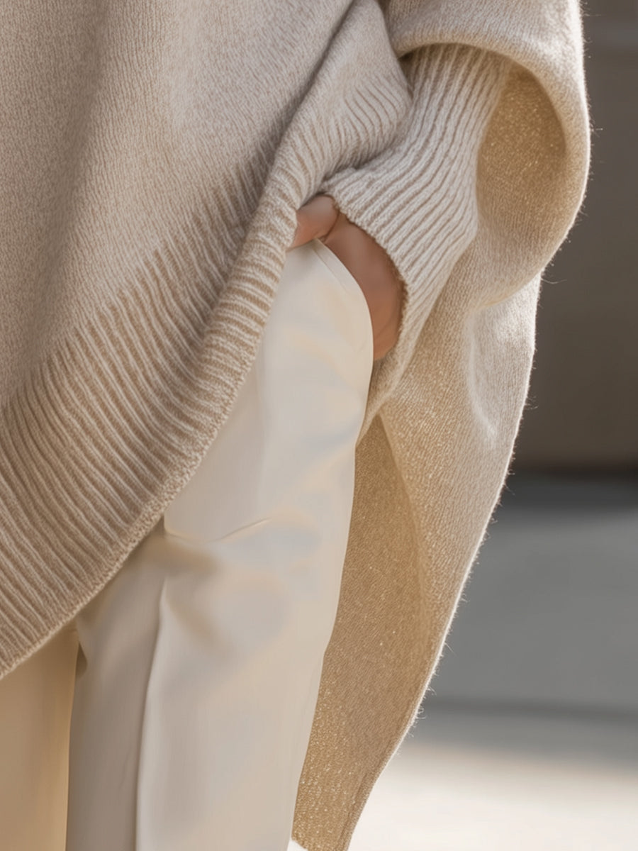 Wanwen | Pull Sophistiqué en Laine Mélangée