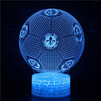 Foot Lampe LED 3D Illusion - Veilleuse - Ambiance