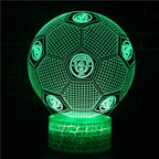 Foot Lampe LED 3D Illusion - Veilleuse - Ambiance