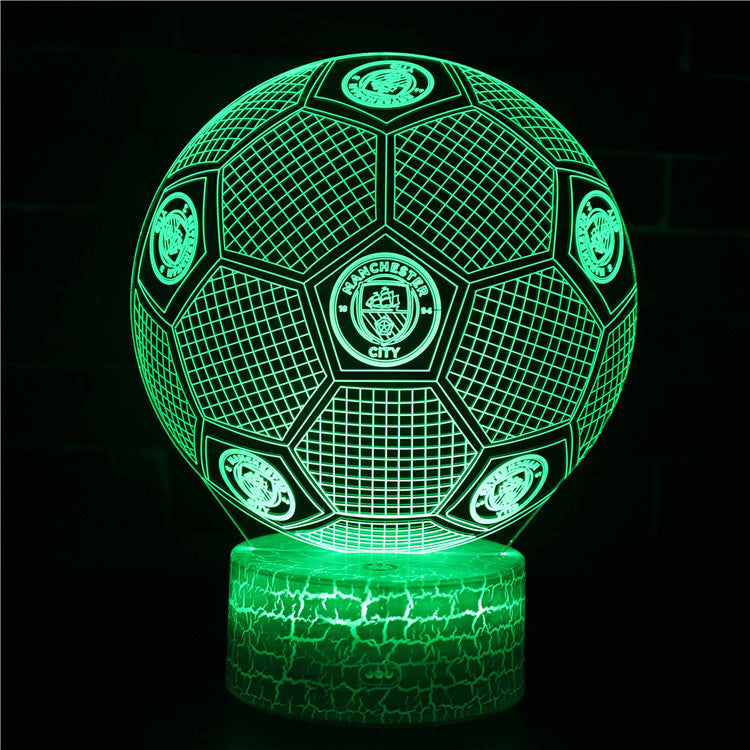 Foot Lampe LED 3D Illusion - Veilleuse - Ambiance