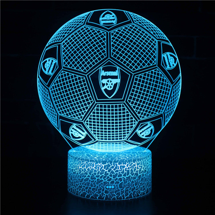 Foot Lampe LED 3D Illusion - Veilleuse - Ambiance