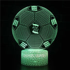 Foot Lampe LED 3D Illusion - Veilleuse - Ambiance