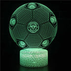 Foot Lampe LED 3D Illusion - Veilleuse - Ambiance