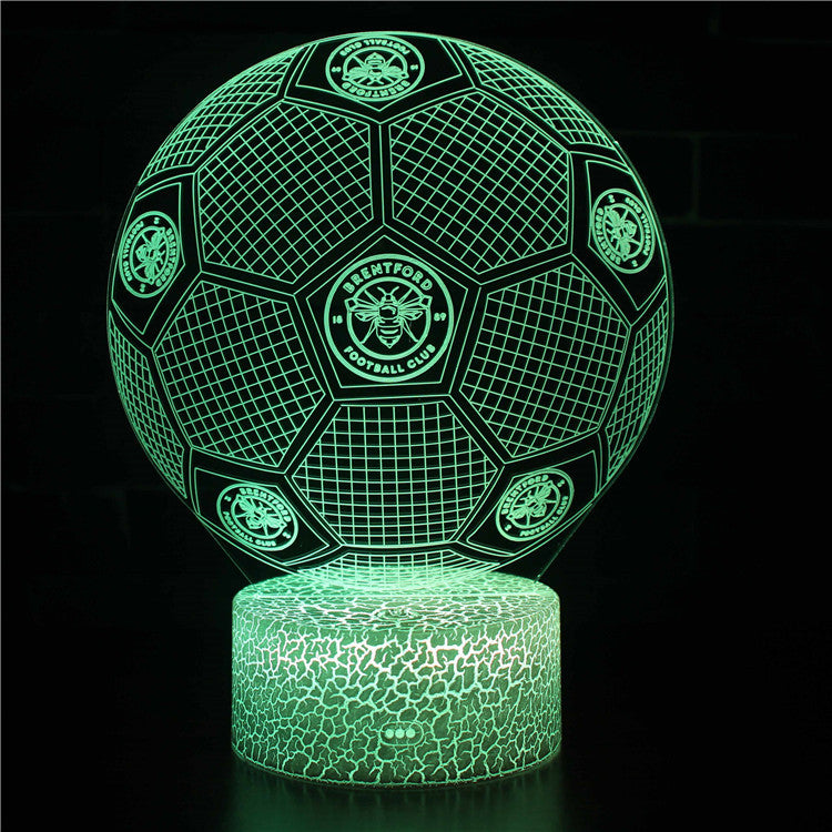 Foot Lampe LED 3D Illusion - Veilleuse - Ambiance