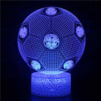 Foot Lampe LED 3D Illusion - Veilleuse - Ambiance