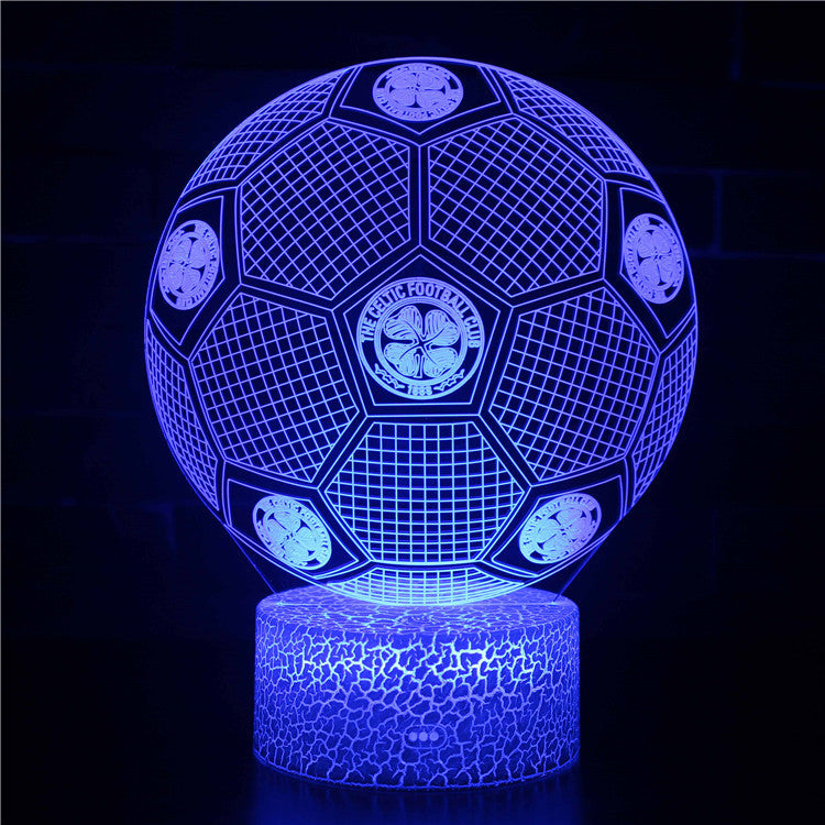 Foot Lampe LED 3D Illusion - Veilleuse - Ambiance