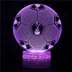 Foot Lampe LED 3D Illusion - Veilleuse - Ambiance