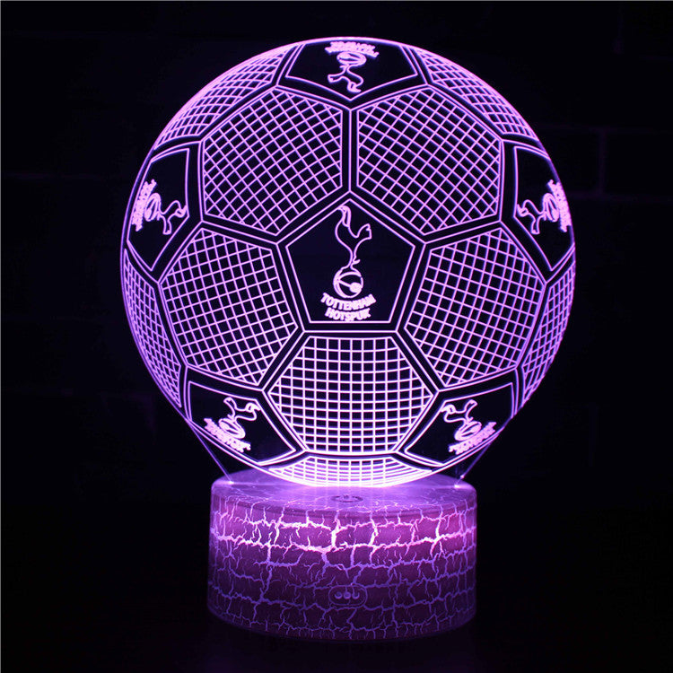 Foot Lampe LED 3D Illusion - Veilleuse - Ambiance