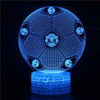 Foot Lampe LED 3D Illusion - Veilleuse - Ambiance