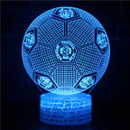 Foot Lampe LED 3D Illusion - Veilleuse - Ambiance
