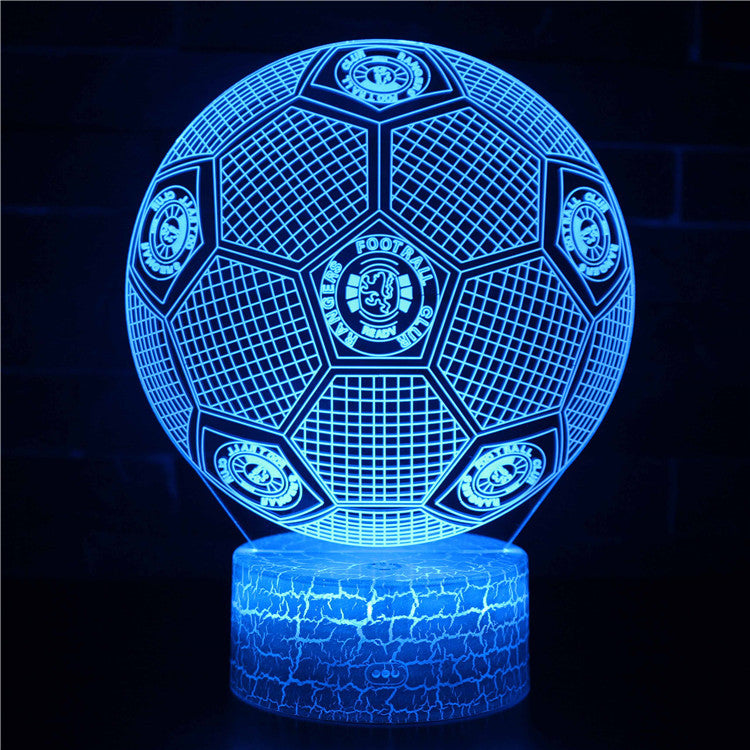 Foot Lampe LED 3D Illusion - Veilleuse - Ambiance
